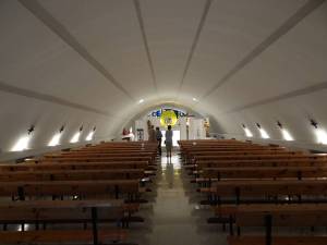 Vista de la capilla, una vez terminadas las obras. 