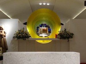 Detalle del óculo del tabernáculo. 