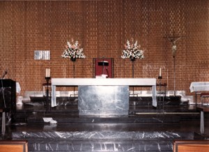 Altar mayor de la iglesia de Santa Rita de Madrid.