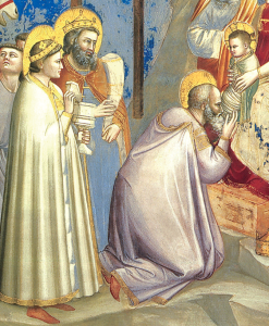 Detalle de los Reyes Magos.