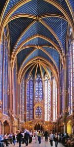 Interior de la capilla superior de Sainte-Chapelle.
