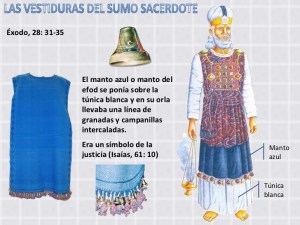 Vestidura del sumo sacerdote hebreo.
