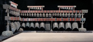 Bianzhong (conjunto de campanas chinas) del reinado Chu (Siglo V a.C.)