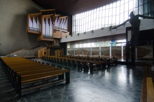Interior de la iglesia de Nowa Huta.