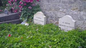 Tumbas de Vincent y Theo Van Gogh.Cementerio de Cementerio Auvers su Oise (Francia).