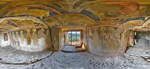 Frescos de los monasterios rupestres de Ivanovo.