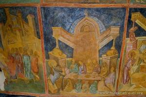 Fresco del Monasterio de San Miguel Arcángel.