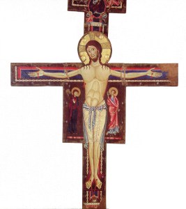 Crucifijo realizado por Alberto Sozio. Catedral de Espoleto.