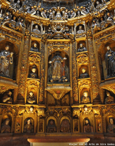Retablo de la capilla relicario.