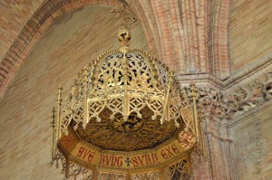 Detalle del tornavoz del púlpito