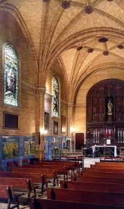 Conjunto de vidrieras de capilla de los Luises