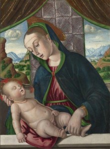 Virgen con niño de Giovanni de Santi