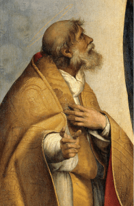 San Sixto (detalle de Madonna Sixtina)