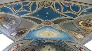 Frescos del techo de La Capilla Italiana